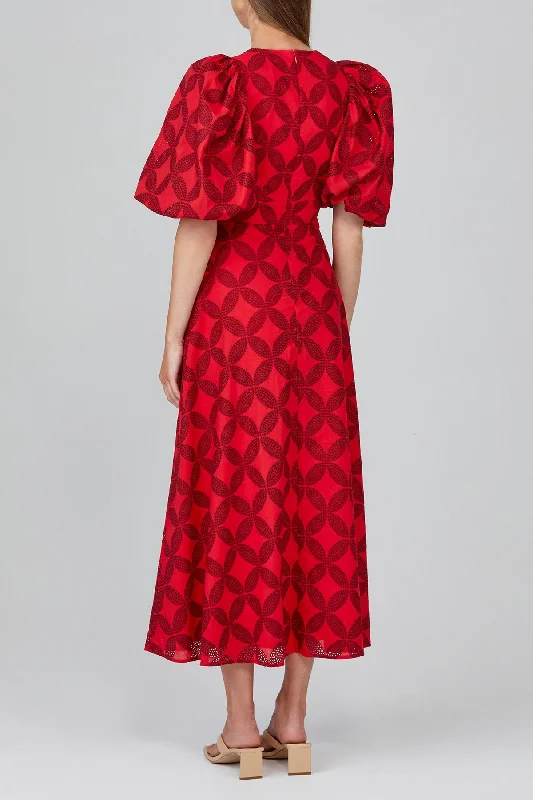 Acler Hamilton Dress - Red Mix