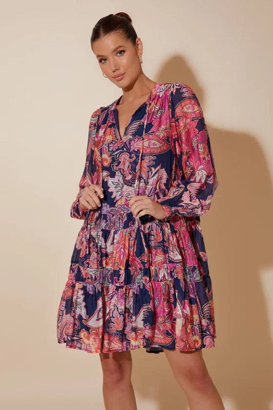 Adorne Collins Paisley Dress