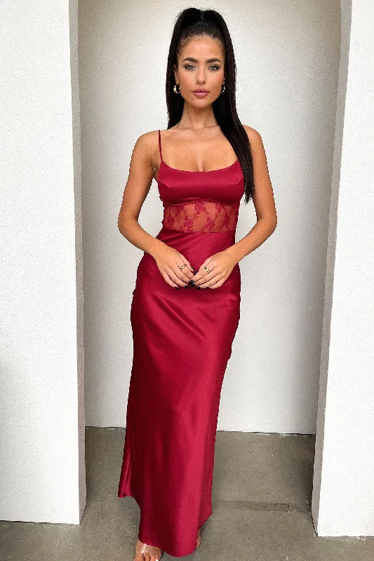 Azaria Maxi Dress - Red