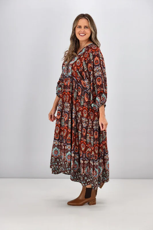 Boho Australia Serene Dress Brown