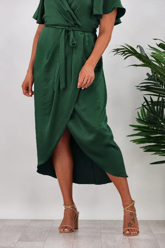 Celebration by Shine On Shona Midi Dress Green