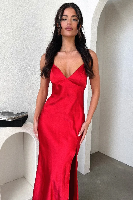 Jennifer Maxi Dress - Red