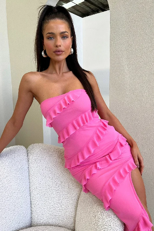 Vienna Maxi Dress - Hot Pink