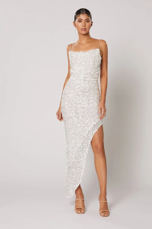 Winona Asha Asymmetrical Dress - White