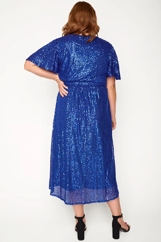 Lover Cobalt Sequin Dress