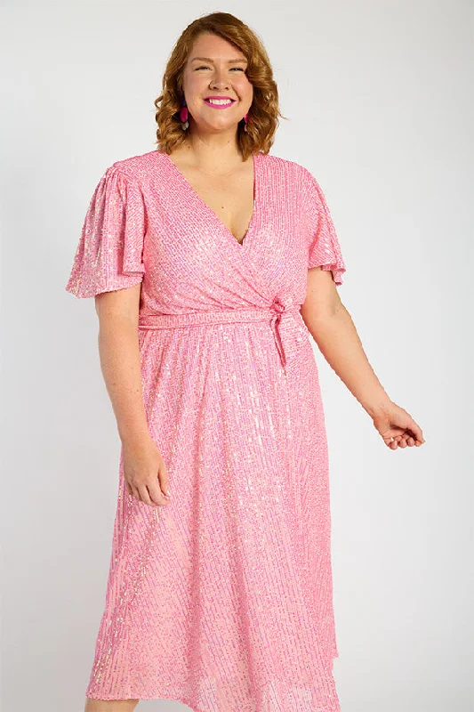 Lover Pink Sequin Dress