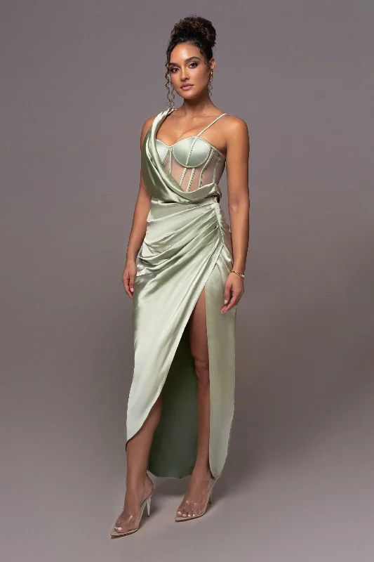 Sage Anastacia Drape Maxi Dress