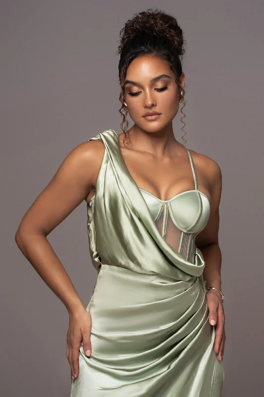 Sage Anastacia Drape Maxi Dress